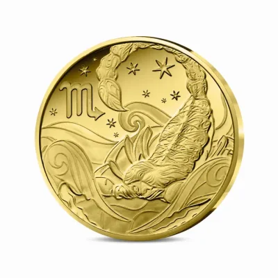 5€ 1/2g gold coin - Astrological signs - Scorpio - 2026