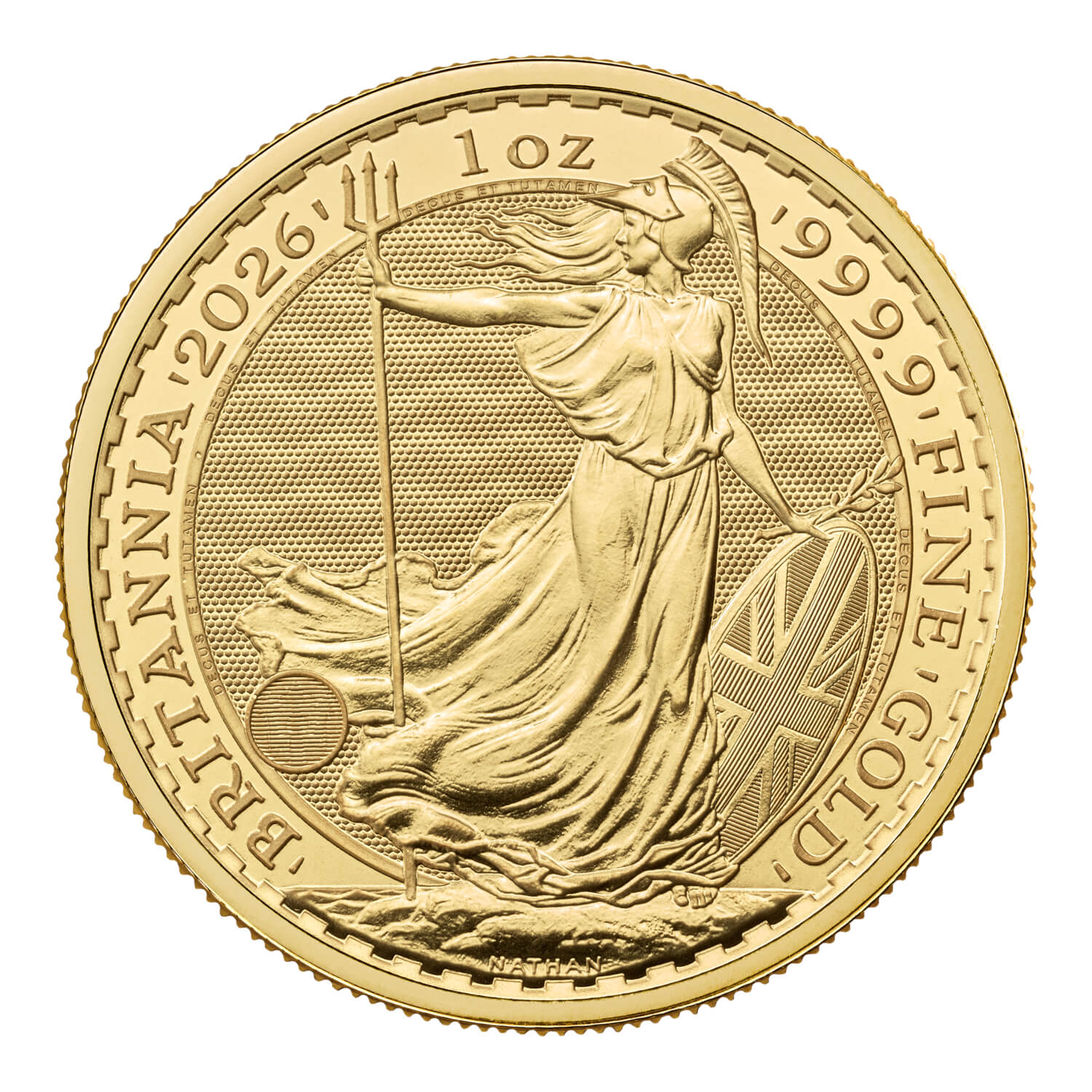 Britannia 2026 1oz Gold Bullion Coin in Blister - Image 3