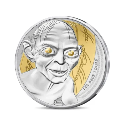 Lord of the Rings 10€ Silver Coin Gollum - Circulating Quality - 2026